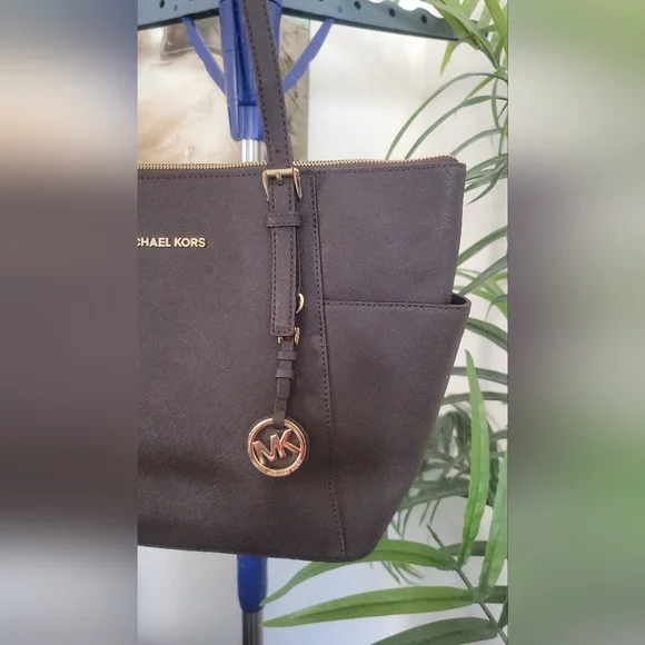 Michael Kors Dark Brown Tote Bag - Picture 3 of 16